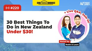 💬 NZ Travel Show - The Best Cheap Activities in New Zealand - NZPocketGuide.com