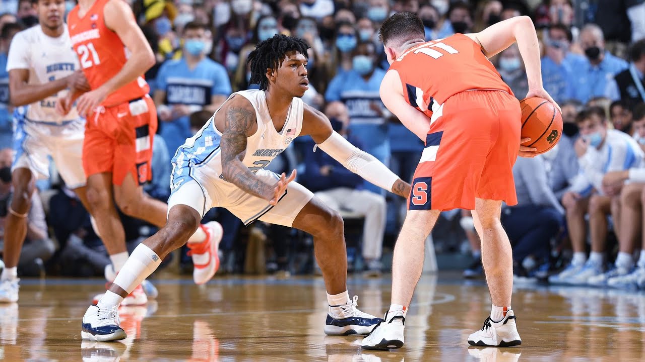 UNC Men's Basketball: Tar Heels Down Syracuse In OT, 88-79 - YouTube