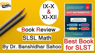 Book Review || Mathematics Book For SLST and PSC || WBSSC Math Best Book ||By Dr. Banshidhar Sahoo||
