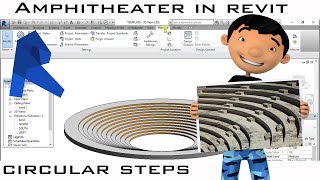 AMPHITHEATRE IS REVIT | CIRCULAR STEP | CONTOUR STEP DESIGN | REVIT TUTORIAL