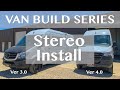 How to install an aftermarket stereo in a 2019 Mercedes Sprinter.