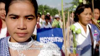 One woman fighting the Cambodian authorities