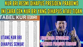 PRABOWO HAPUS UTANG KUR BRI DAN BANK LAIN | TERTUANG DALAM PP 47 TAHUN 2024 | KABAR TERBARU HARI INI