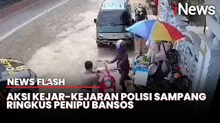 Aksi Heroik Polisi Sampang Tangkap Pelaku Penipuan Bansos | News Flash