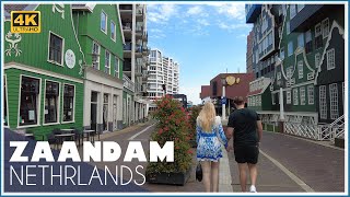 Walking Tour in Zaandam - Centrum - Stadshart - Intell hotels - shopping area / UHD 4k  🇳🇱