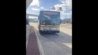 Thebus Honolulu Bus' 052 Gillig Low Floor 35' Ft Route 307 Kamehameha lV Road (uncommon)