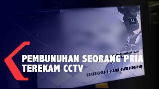 Pembunuhan Seorang Pria di Kota Pematangsiantar Terekam CCTV