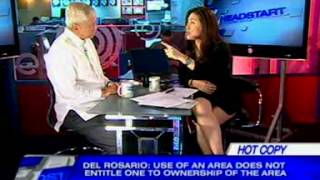 [ANC Headstart] DFA Sec. Albert del Rosario on Scarborough Shoal dispute 1/2