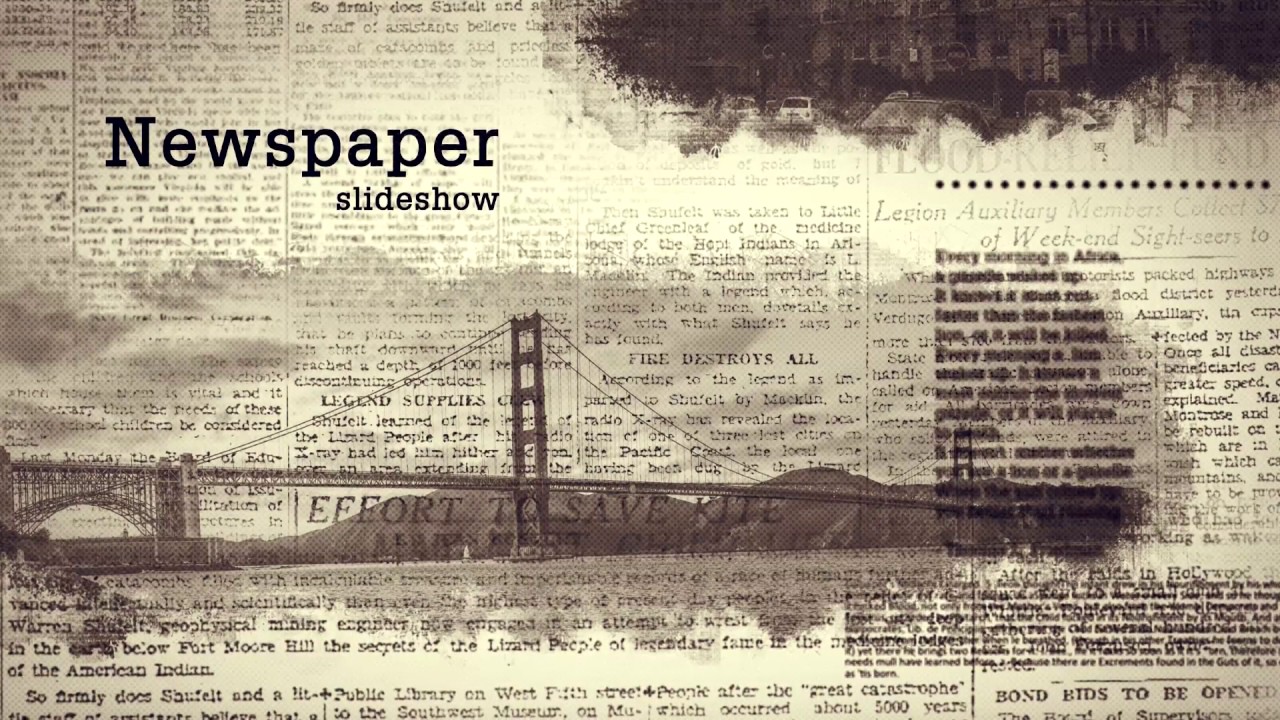 Newspaper After Effects Template