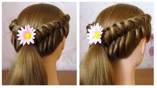 Tuto Coiffure Simple Et Belle Coiffure Pour L Ete Cheveux Mi