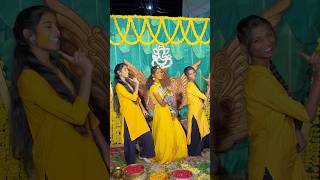 Sisters Haldi dance 💃 #dance #haldi #vlog #shorts #viralvideo #love