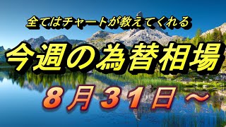 【FX】ドル、円、ユーロ、ポンド、豪ドルの為替相場の予想と前日の動きをチャートから解説。8月31日