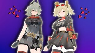 Caesar // Burnice, Choose ur girly😳- Ghost dance trend -【MMD ZZZ 4K | 60FPS】