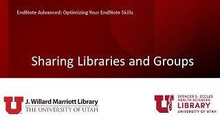 Sharing Libraries and Groups