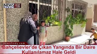 Bahçelievler'de Çıkan Yangında Bir Daire Kullanılamaz Hale Geldi