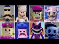 RUSSIAN POLICE WOMEN VS GIRL DAYCARE VA PAPA PIZZA VS SILLY TOY  VS GARY POLICE - ESCAPE RUN ROBLOX