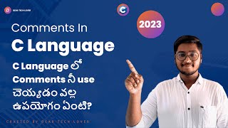 How to Use Comments in C Language Explained in Telugu, C Language Full Tutorial in Telugu #clanguage