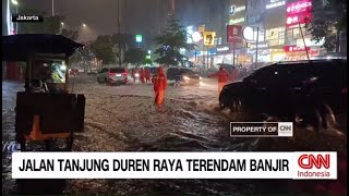 Hujan Deras, Banjir Merendam Sejumlah Wilayah Jakarta