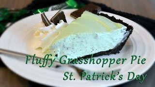 Fluffy Grasshopper Pie | Dessert | St. Patrick's Day