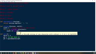 understanding Caesar's Cipher with Python