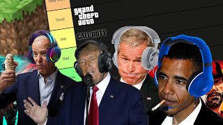 Trump, Obama, Bush, & Biden Make a Videogame Franchise Tier List