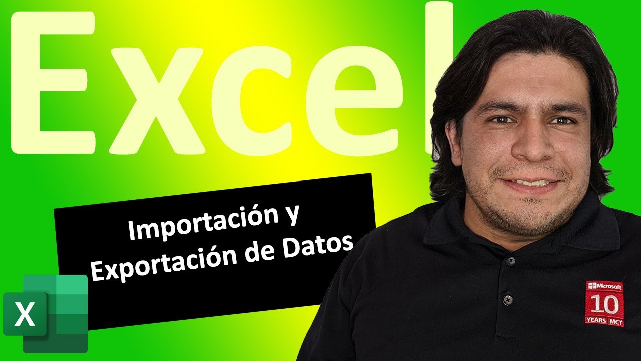 Importar Y Exportar Datos En Excel - YouTube