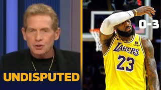 UNDISPUTED | I'm QUIT! - Skip Bayless reacts to Lakers are down 0-3, facing elim