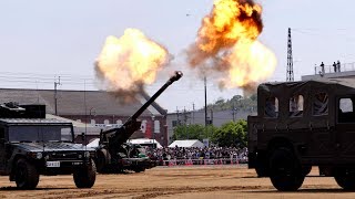 2018 善通寺駐屯地記念行事 戦闘訓練展示 16式機動戦闘車初訓練展示