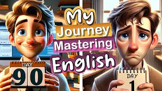 My Journey Mastering English in 90 Days | Boost Your Listening & Speaking Skills