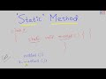 Java-76-  Static Methods in Java || Java Programming