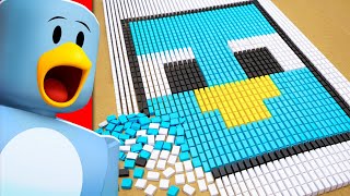 The Most SATISFYING MILO Domino Art
