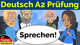 Deutsch A2 Sprechen. German A2 Speaking Goethe.