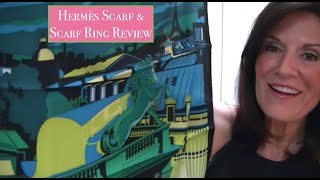 Hermès Scarf + Scarf Ring Review: Minuit au Faubourg (70CM)