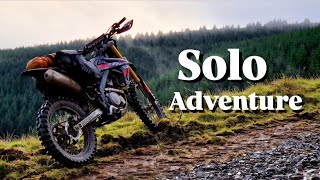 Alone Above the Pines - Dirt Bike Wild Camping