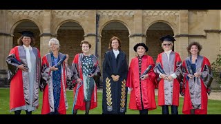 Six honorary degrees awarded by Oxford University