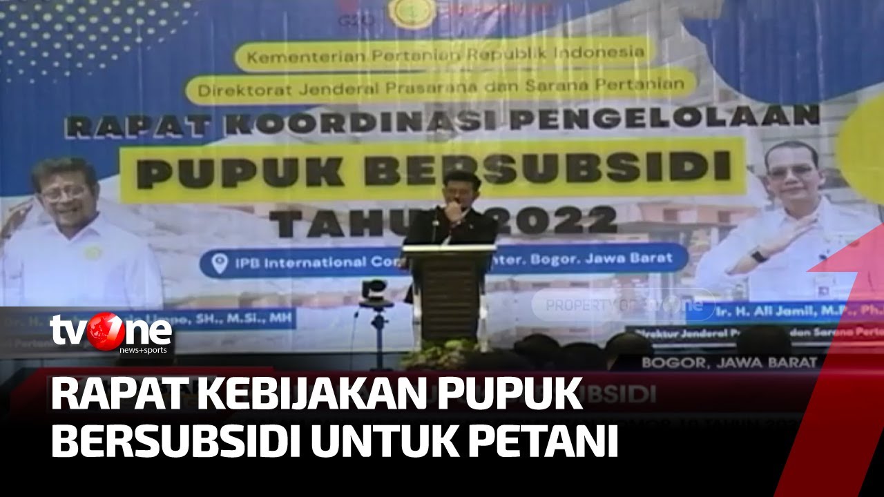 Kebijakan Pupuk Bersubsidi | Kabar Siang TvOne - YouTube