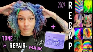 Purple Hair Mask + RECAP! EVERY HAIR TRANSFORMATION of 2024!