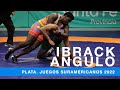 Miren qué manera de Ibrack Angulo para ganar la de plata para Ecuador en lucha en Rosario 2022