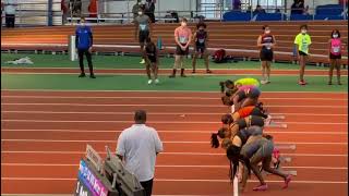 Aryanni Rodriguez first 55m for the season at the Armory