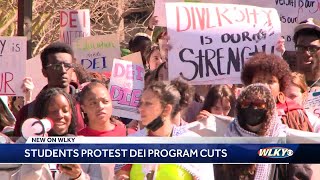 University of Louisville students rally against DEI cuts