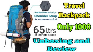 TRAWOC 65 L Travel Backpack for Hiking Trekking Bag Camping | TrekkingBackpack | @NomadShubham