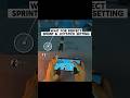 Bgmi Pubg Mobile Best Joystick & Sprint Setting Guide #shorts