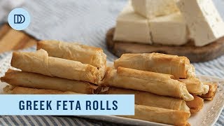 Feta \u0026 Phyllo Rolls