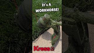 Kress 60V Carbon Fiber String Trimmer Makes Trimming EASY!