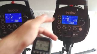 Trigger Godox XT32 y flashes QT600II en HSS