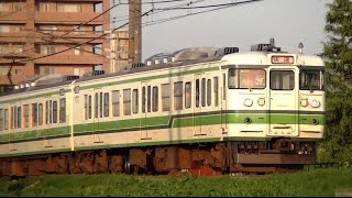 115系N33編成　信越本線上り快速新井行き3374M