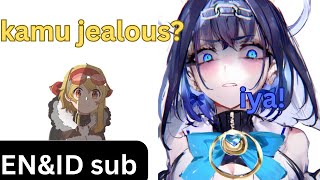 Kronii jealous ketika Kaela bales chat M-chan (EN\u0026ID sub)【HololiveID】