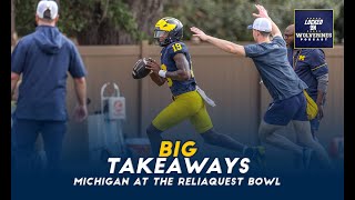 The latest Michigan football takeaways from the ReliaQuest Bowl in Tampa