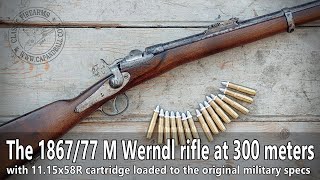 1867/77 M Werndl single shot rifle at 300m - Capandball's Single Shots