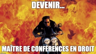 Devenir Maître de Conférences en Droit